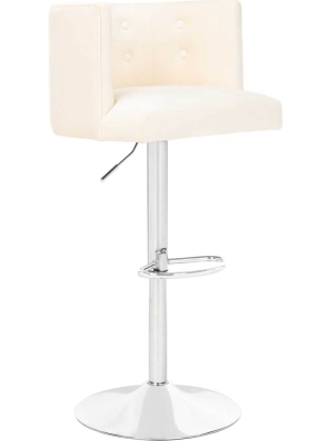 Zain Adjustable Bar Stool Cream