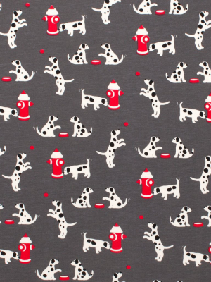 Summer Romper - Dalmatians Charcoal