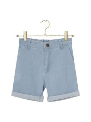 A Monday In Copenhagen Mickey Shorts - Pearl Blue