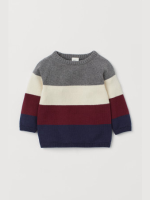 Fine-knit Cotton Sweater