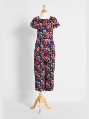 Bold Notion Jumpsuit In Cats