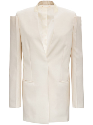 Givenchy Collarless Tailored Blazer