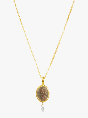 Bronze Coin Pendant Necklace