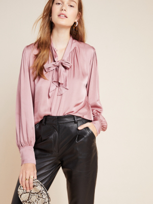 Alanna Tie-neck Blouse