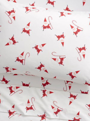 Organic Modern Santa Sheet Set