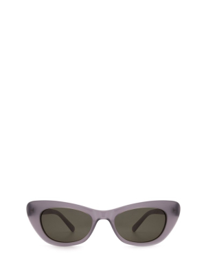 Lesca Doro Cat-eye Frame Sunglasses