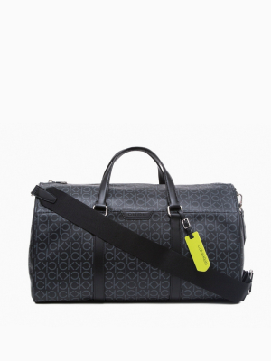 Refined Monogram Logo Weekender Bag