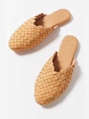 Uo Woven Leather Mule