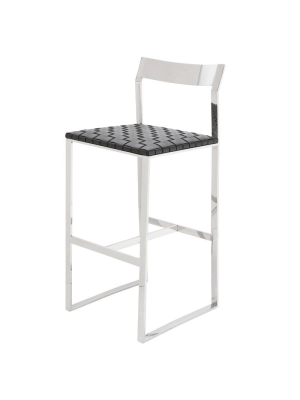 Nuevo Camille Counter Stool - Black