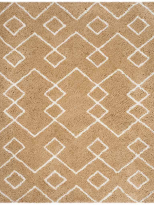 Toronto Shag Beige/ivory Area Rug