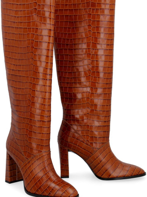 By Far Camilla Embossed Boots