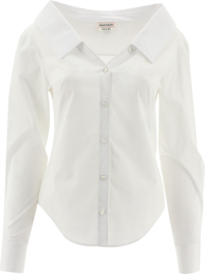 Alexander Mcqueen Wide Collar Shirt