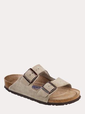 Birkenstock Men's Arizona Soft Footbed Suede Sandal