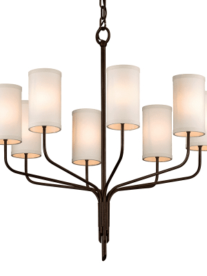 Juniper 8lt Chandelier Bronze