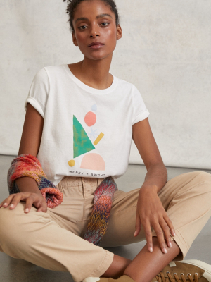 Jen B. Peters Merry & Bright Graphic Tee