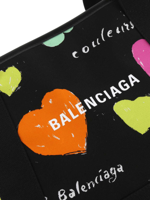 Balenciaga Archive Hearts Small Tote Bag