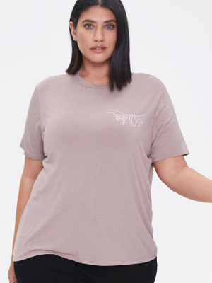 Plus Size Pinky Promise Graphic Tee