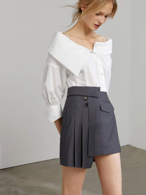 Oksana White Off Shoulder Blouse