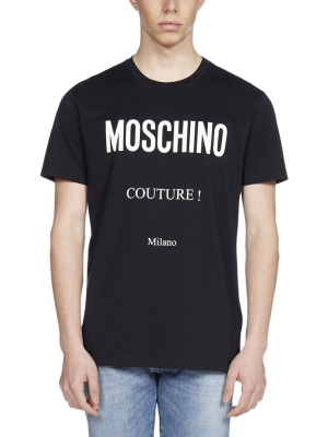 Moschino Couture Logo Printed T-shirt