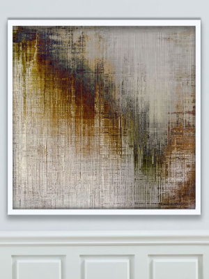 Framed Canvas Print - Tonal Waves