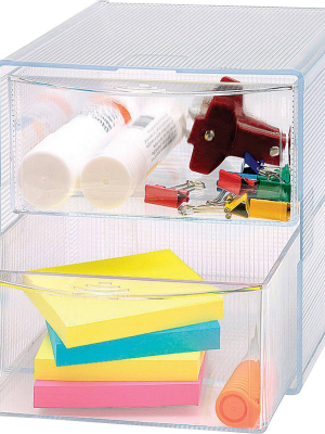 Business Source 2-drawer Storage Organizer