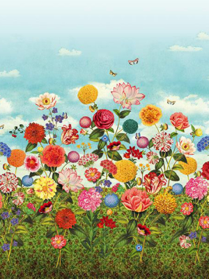 Wild Flowerland Wall Mural By Eijffinger For Brewster Home Fashions
