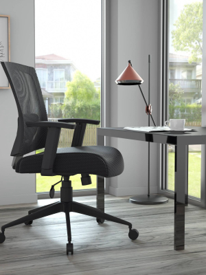 Mesh Back Task Chair Black - Boss Office Products