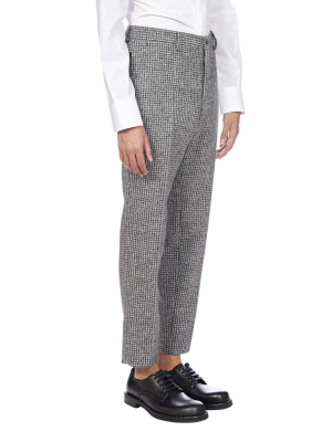 Dolce & Gabbana Checked Slim-fit Trousers