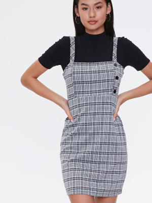 Plaid Pinafore Dress