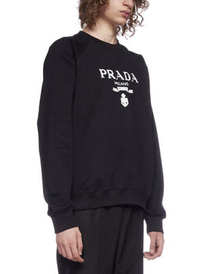 Prada Logo Printed Sweatshirt