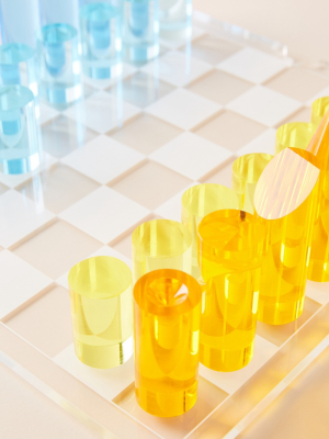 Sunnylife Lucite Chess Set