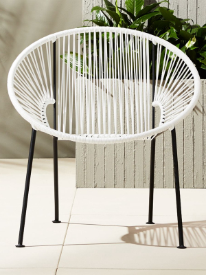 Ixtapa White Lounge Chair