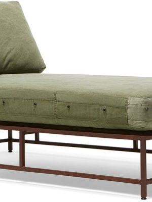 Inheritance Chaise Lounge - Military Canvas