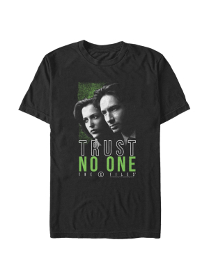 Men's The X-files Trust No One Glow T-shirt