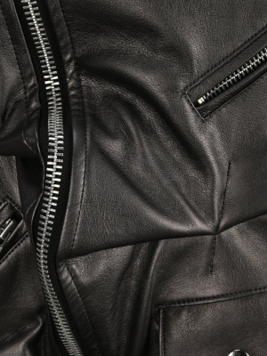 Comme Des Garçons Homme Plus Cinched-detail Biker Jacket