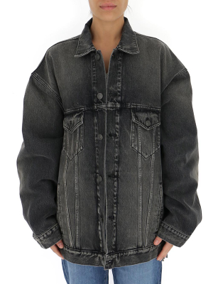 Balenciaga Notre Dame Oversized Denim Jacket