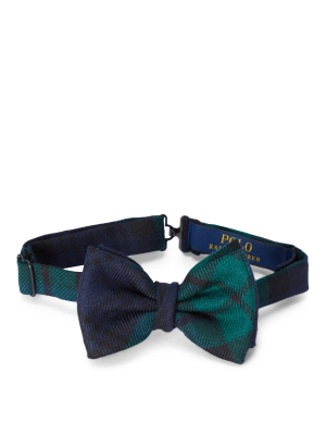 Pre-tied Tartan Wool Bow Tie