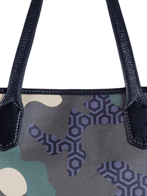 Jet Set Tote - Camo Green