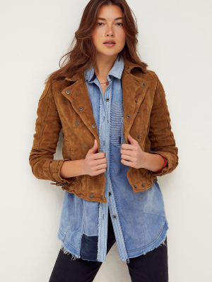 Avis Suede Moto Jacket