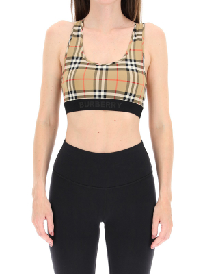 Burberry Vintage Check Sports Bra