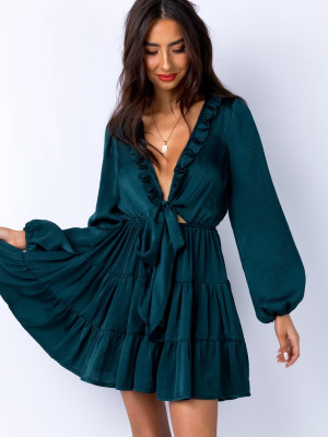 Randi Mini Dress Teal