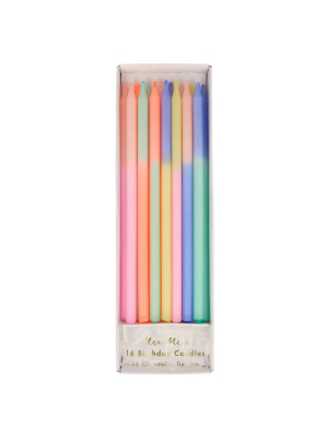 Multi Colour Block Candles