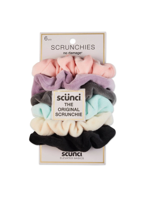 Scunci Velvet Scrunchies - 6ct