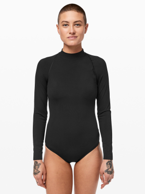 Will The Wave Long Sleeve One Piece Online Only