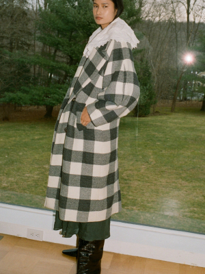 Clement Check Coat