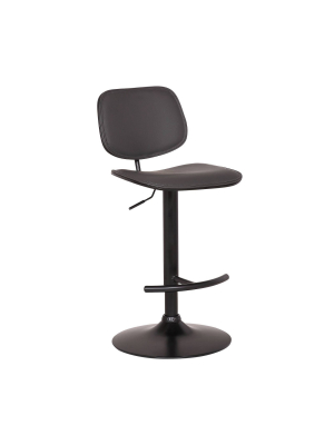 Nancy Adjustable Swivel Barstool - Armen Living