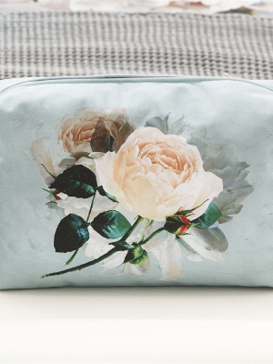 Peonia Grande Zinc Large Toiletry Bag Design By Designers Guild