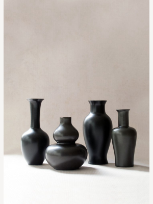 Matte Black Mini Vase
