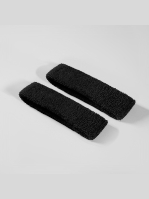 Basic Black Cotton Bicep Bands