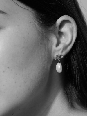 Vita Drop Earrings Small | Sterling Silver